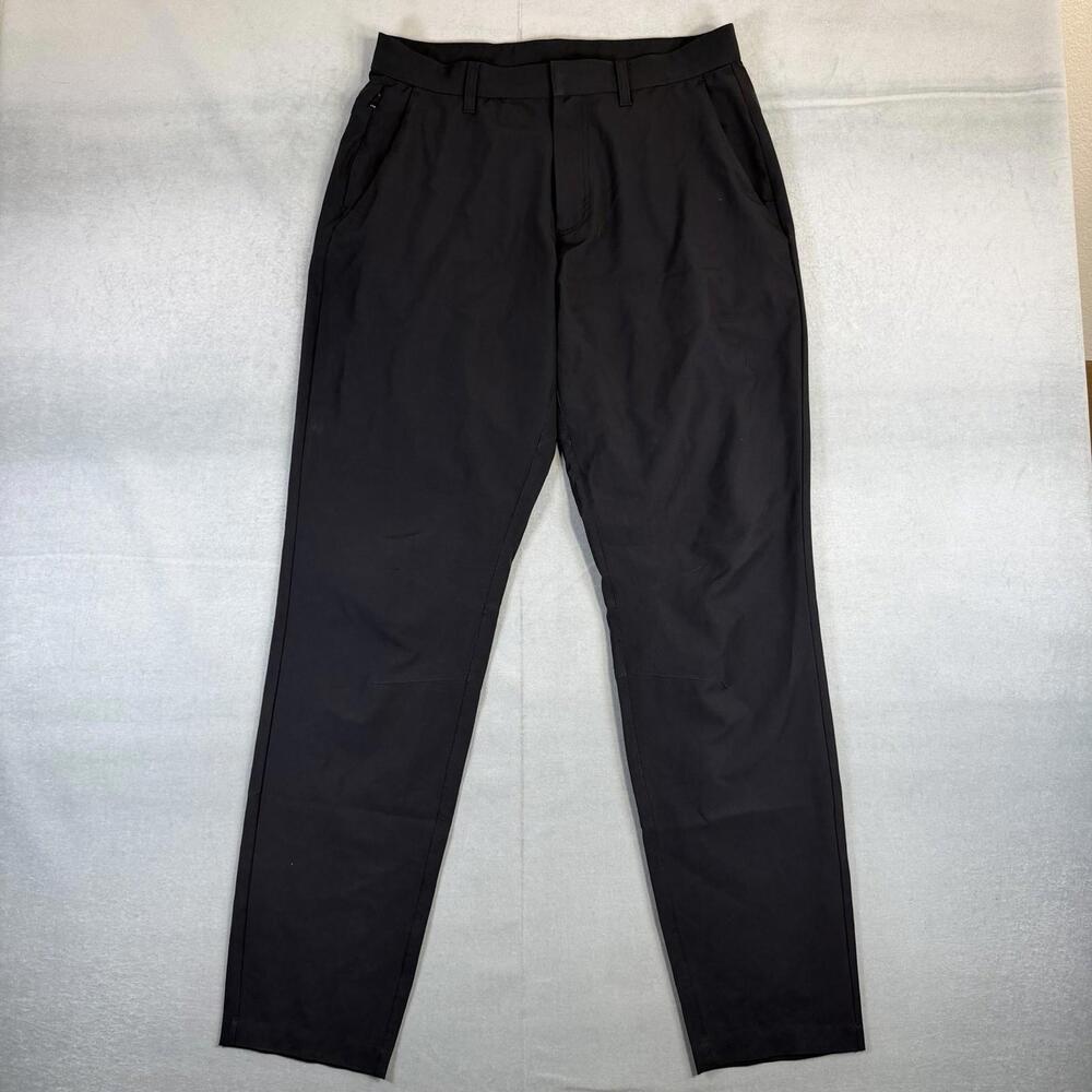 Fabletics The Only Pant Mens 33x34 Black Classic Fit Performance Chino Stretch